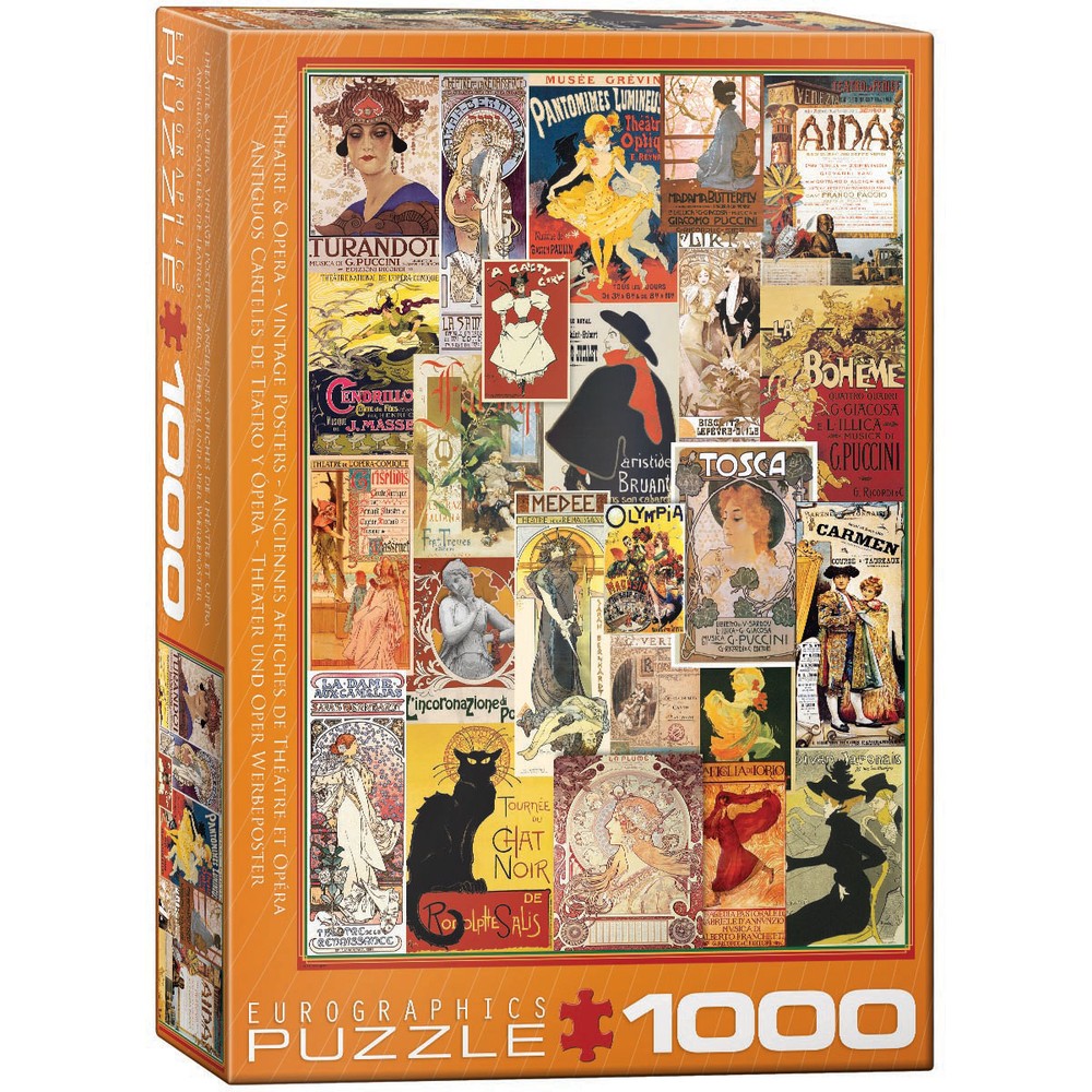 Eurographics - Opera & Theatre Vintage 1000 Piece - Jigsaw Puzzle