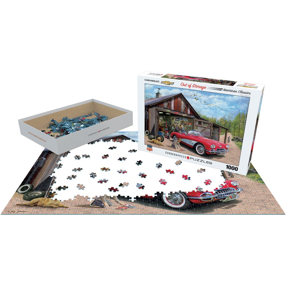 Eurographics - Out Of Storage Corvette 1000 Piece - Jigsaw Puzzle