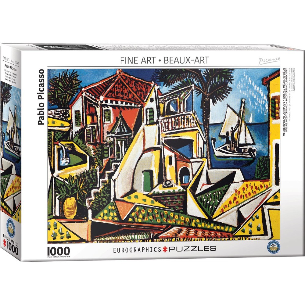 Eurographics - Picasso;Mediterranean Landscp - Jigsaw Puzzle