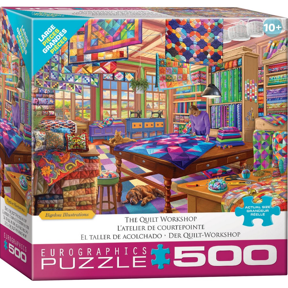 Eurographics - Quilt Workshop 500pcxl - Jigsaw Puzzle