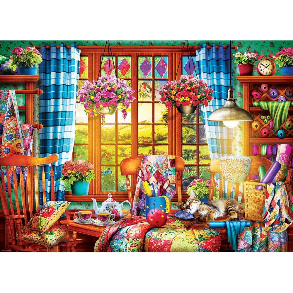 Puzzle - Eurographics - Quilting Craft Room 1000pc