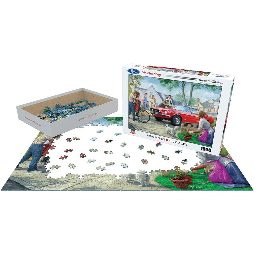 Eurographics - Red Pony Mustang 1000 Piece - Jigsaw Puzzle