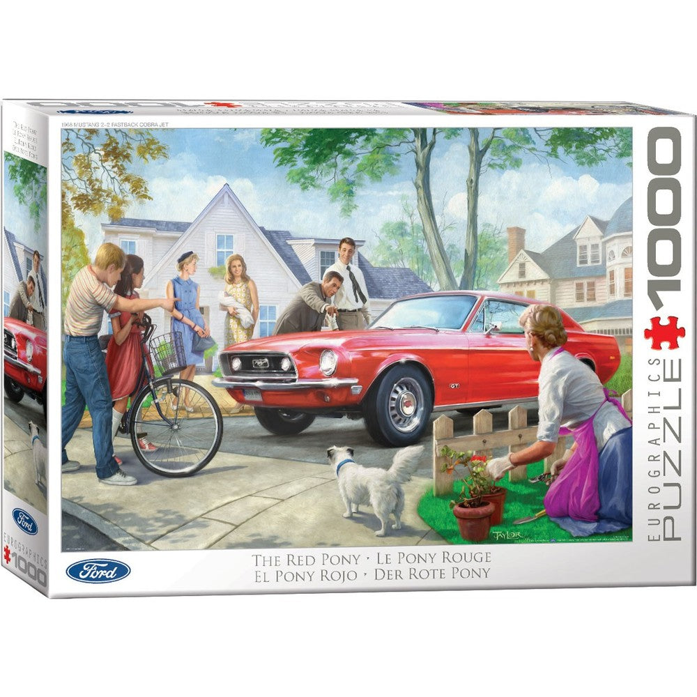 Eurographics - Red Pony Mustang 1000 Piece - Jigsaw Puzzle
