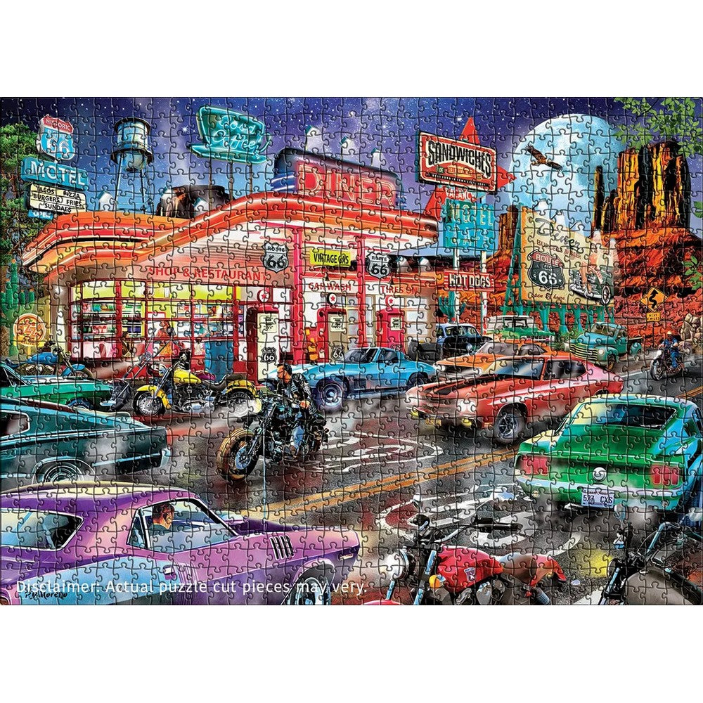 Eurographics - Route 66 Diner 1000 Piece - Jigsaw Puzzle
