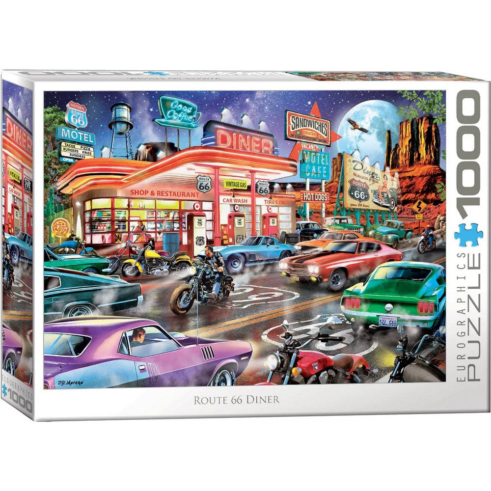 Eurographics - Route 66 Diner 1000 Piece - Jigsaw Puzzle
