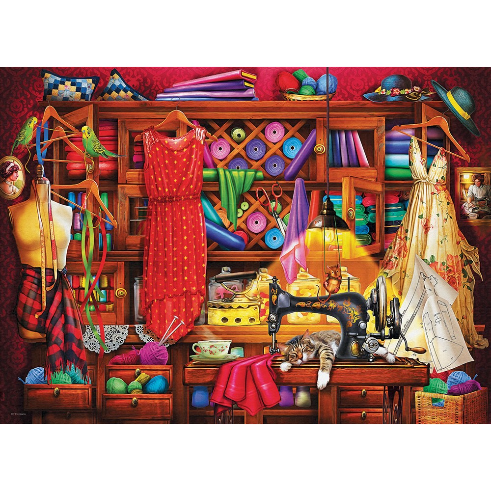 Puzzle - Eurographics - Sewing Craft Room 1000pc