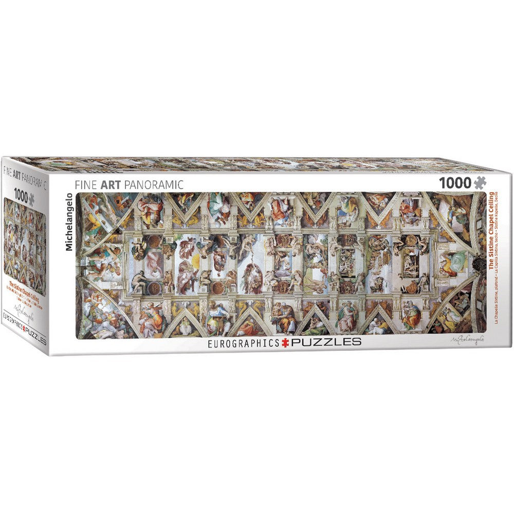 Eurographics - Sistine Chapel Ceiling Panoram - Jigsaw Puzzle