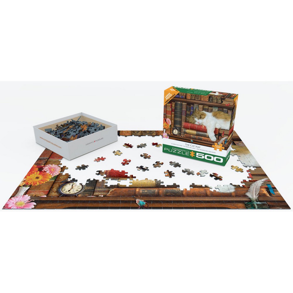 Eurographics - The Cat Nap 500pcxl - Jigsaw Puzzle