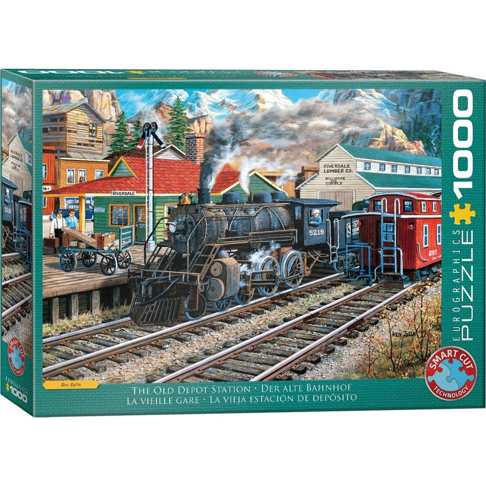 Eurographics - The Old Depot Station 1000 Piece - Jigsaw Puzzle