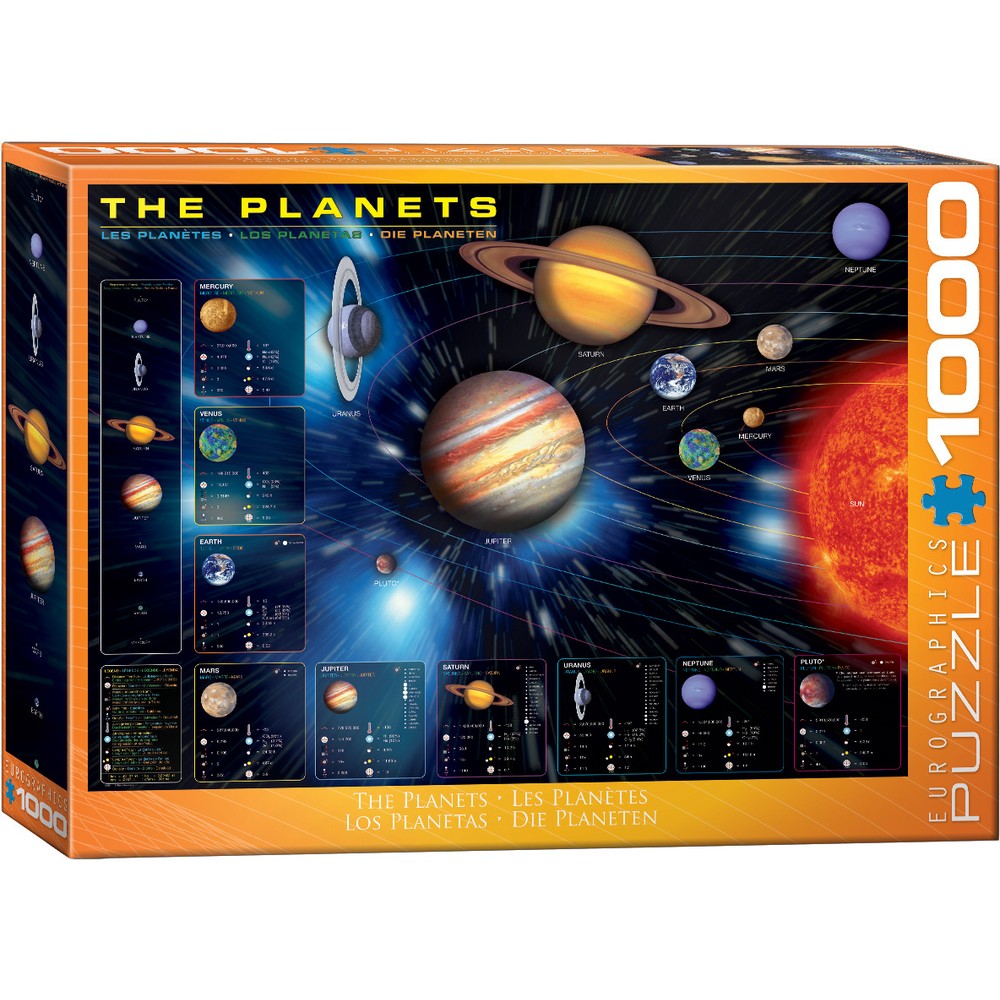 Eurographics - The Planets 1000 Piece - Jigsaw Puzzle