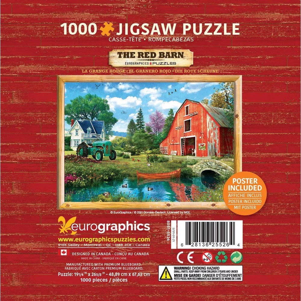 Puzzle - Eurographics - The Red Barn 1000pc *Tin*