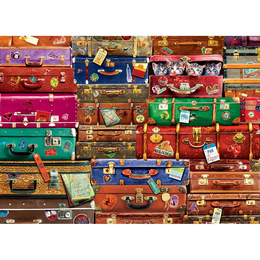 Puzzle - Eurographics - Travel Suitcases 1000pc