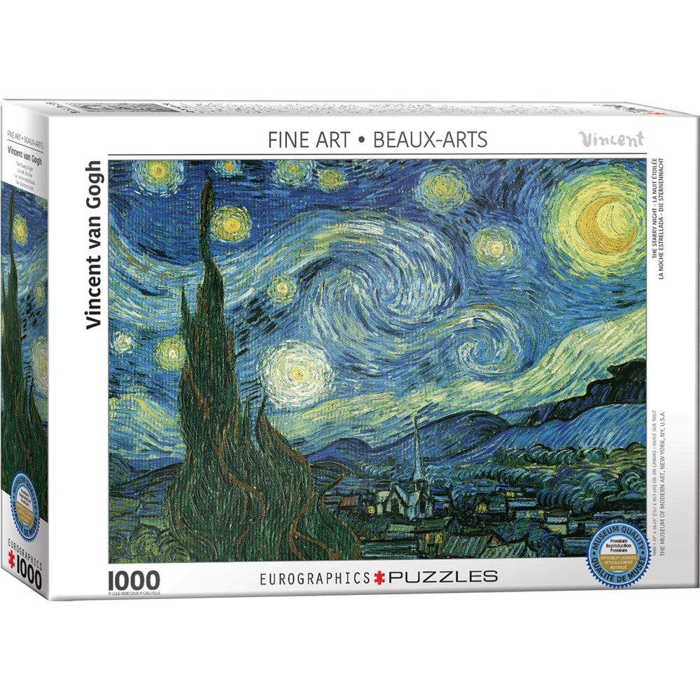 Eurographics - Van Gogh; Starry Night 1000 Piece - Jigsaw Puzzle