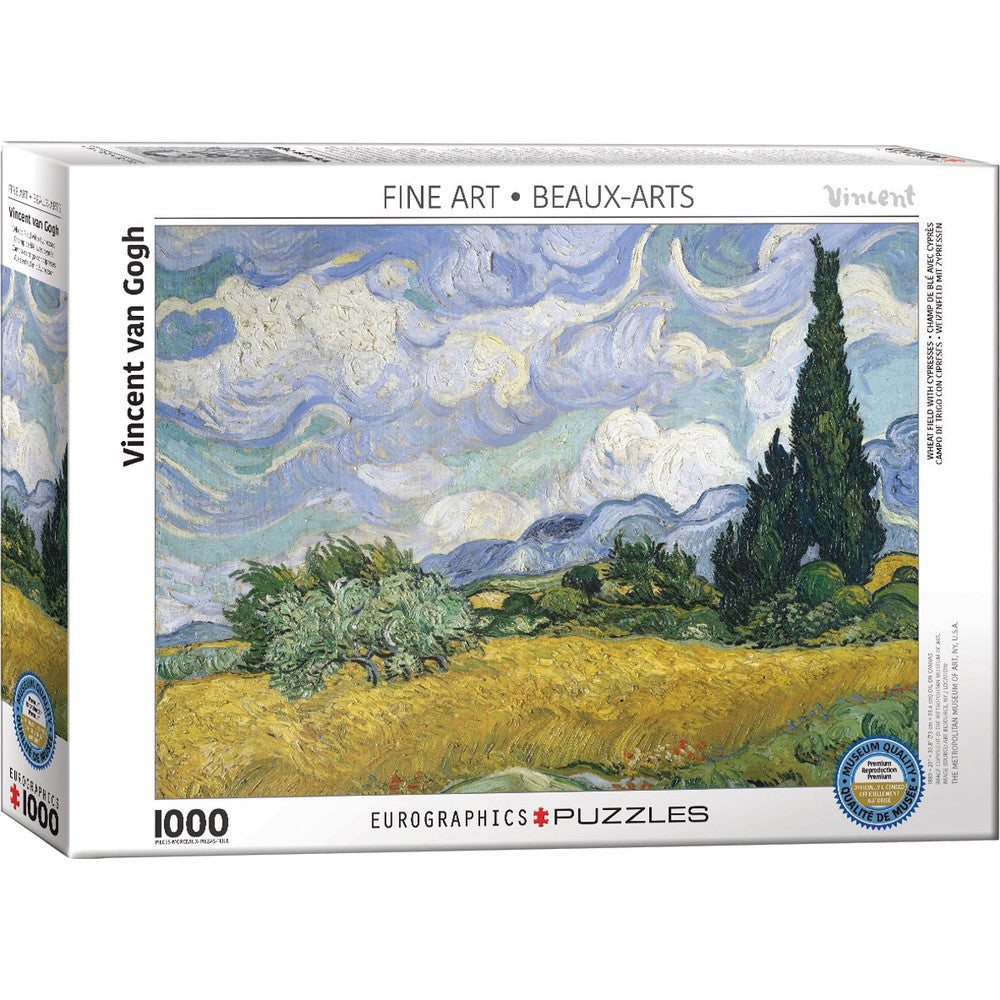 Puzzle - Eurographics - Van Gogh; Wheat Field 1000 Eur