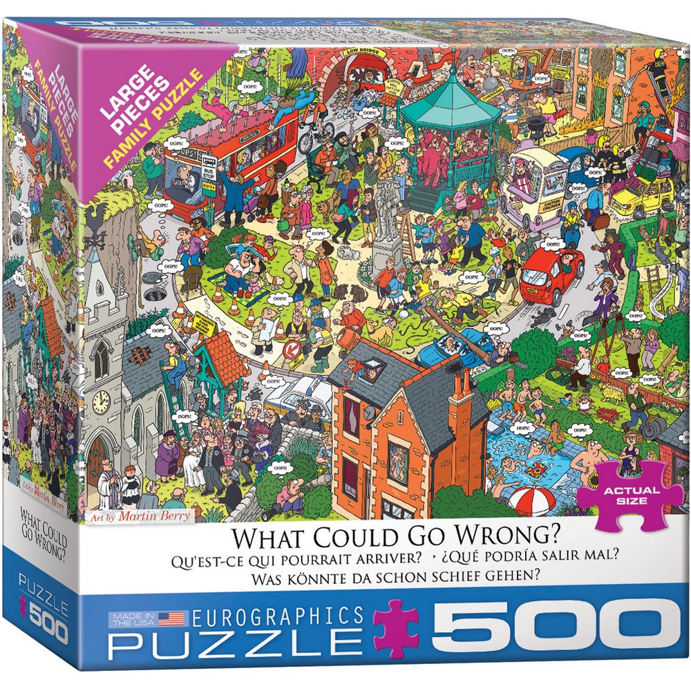 Eurographics - What Could Go Wrong 500pcxl - Jigsaw Puzzle