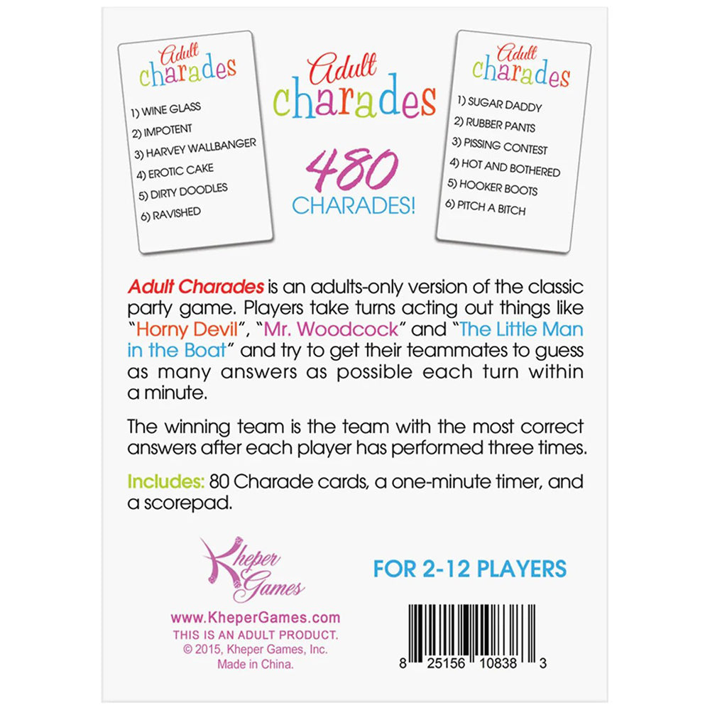 Adult Charades (Kheper Games)