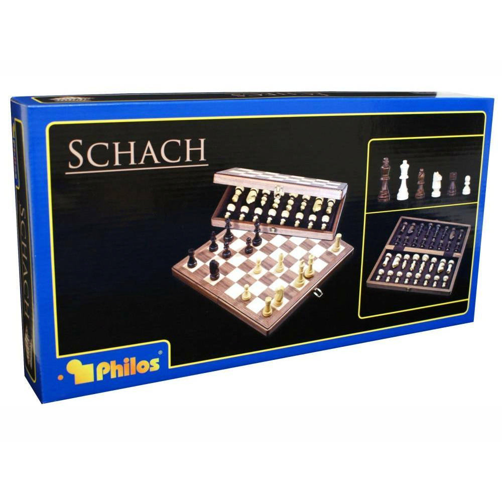 Chess;Folding Wood 38Cm (Philos