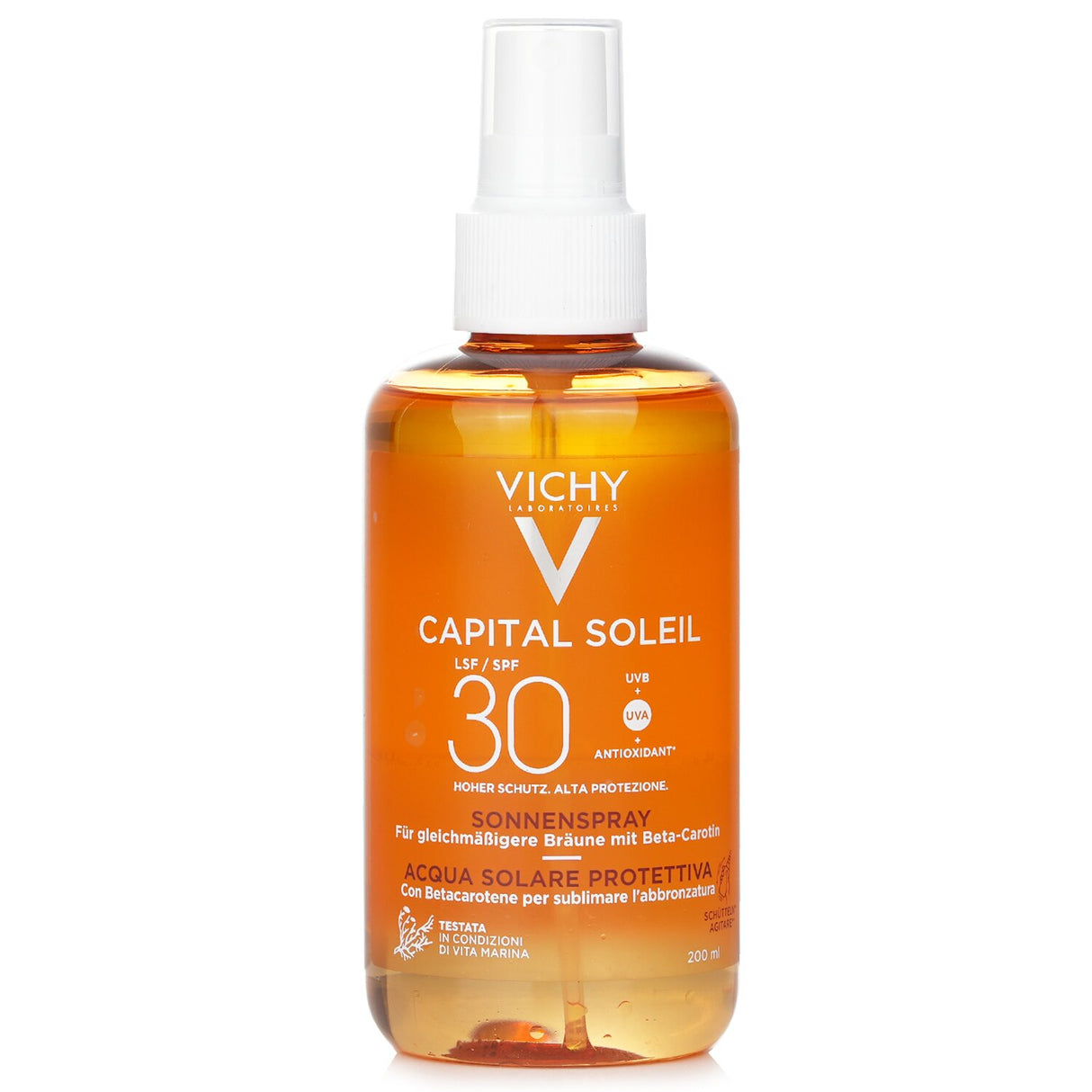 Vichy Capital Soleil Enhanced Tan Solar Protective Water Spray SPF 30 200ml/6.7o