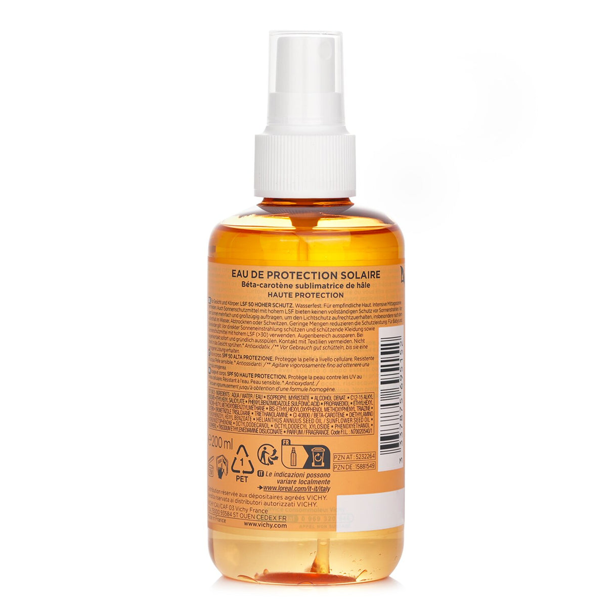 Vichy - Capital Soleil Enhanced Tan Solar Protective Water Spray SPF 50 - 200ml