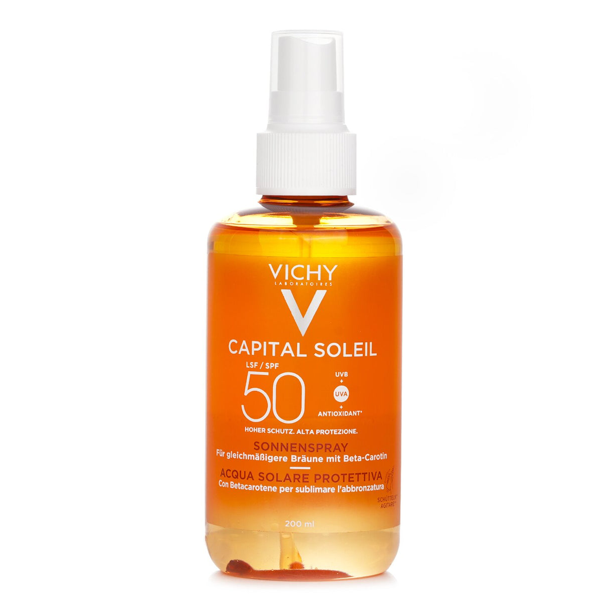 Vichy - Capital Soleil Enhanced Tan Solar Protective Water Spray SPF 50 - 200ml