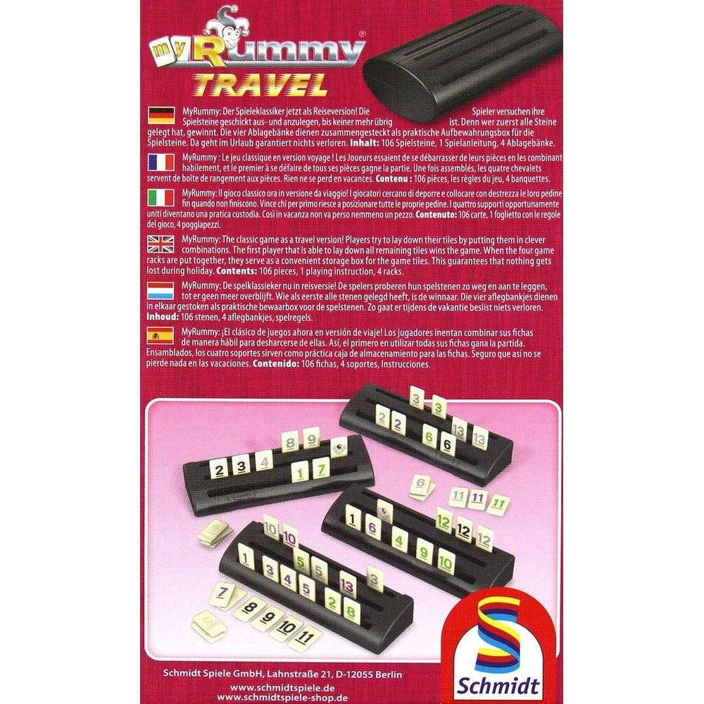 Rummy Travel W/Racks (Schmidt)