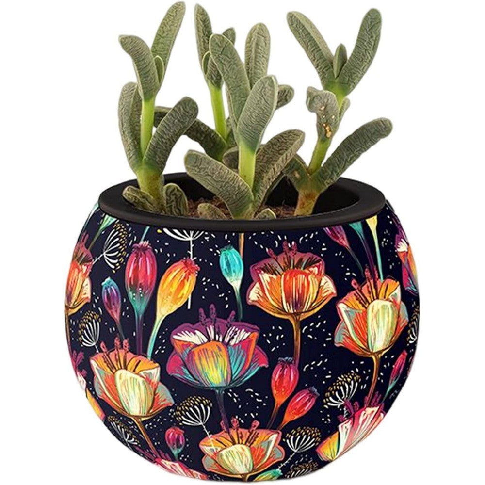 Puzzle - 3D - Flowerpot - Colorful Poppies