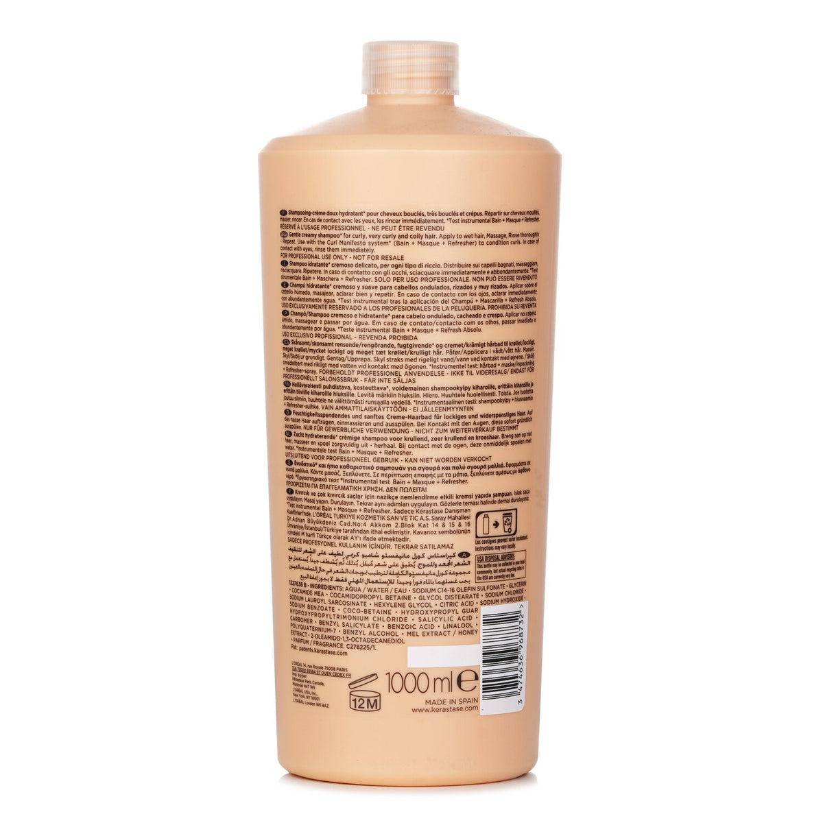 Kerastase - Curl Manifesto Bain Hydratation Douceur Shampoo Gentle Creamy Shampo