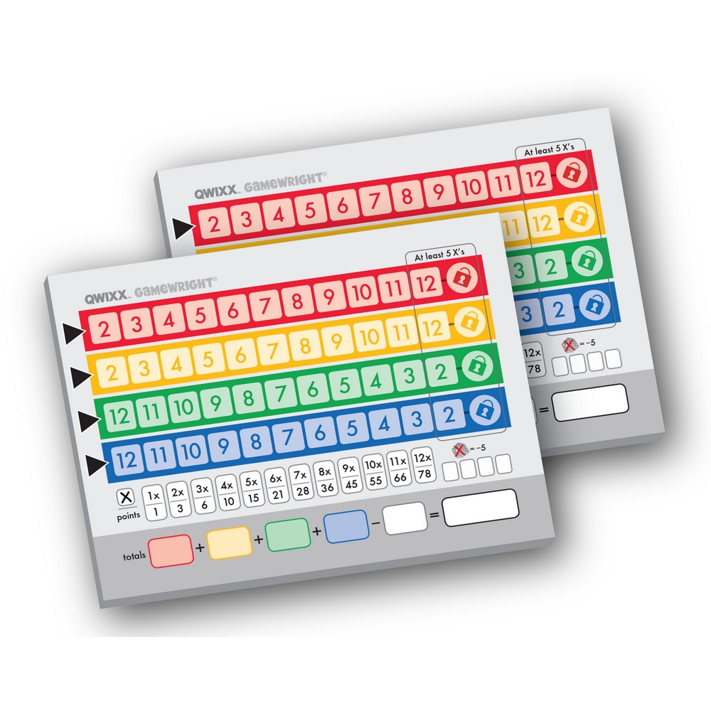 Qwixx: Score Pads - Dice Game