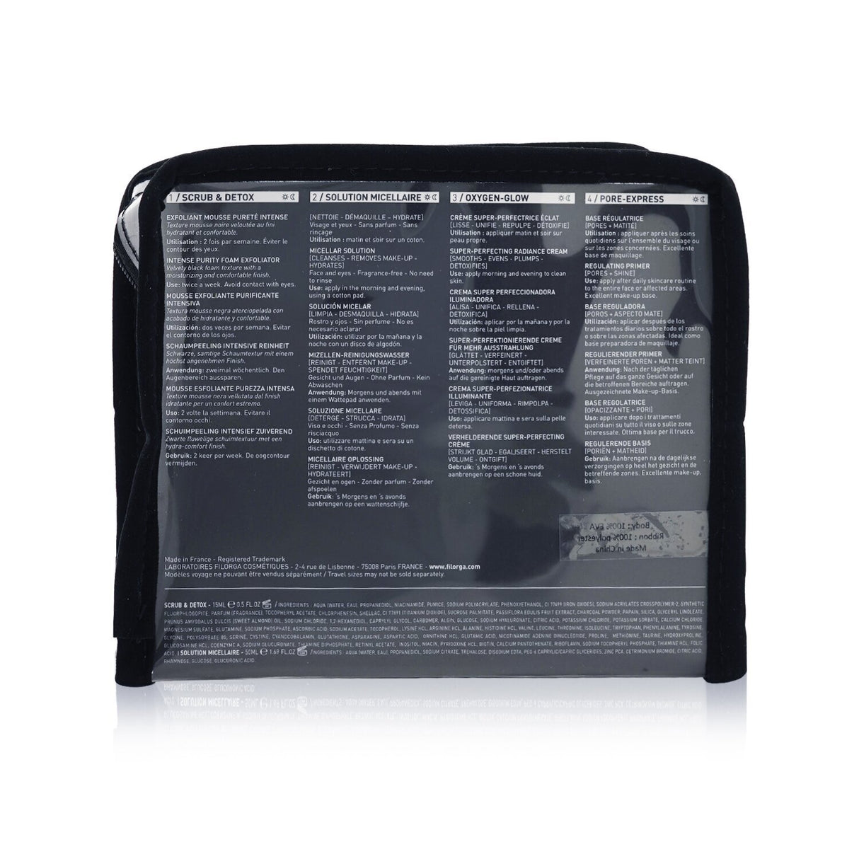 Filorga Radiance Boosting Heroes Set featuring Oxygen Glow Cream and Micellar Solution for luminous, hydrated skin.