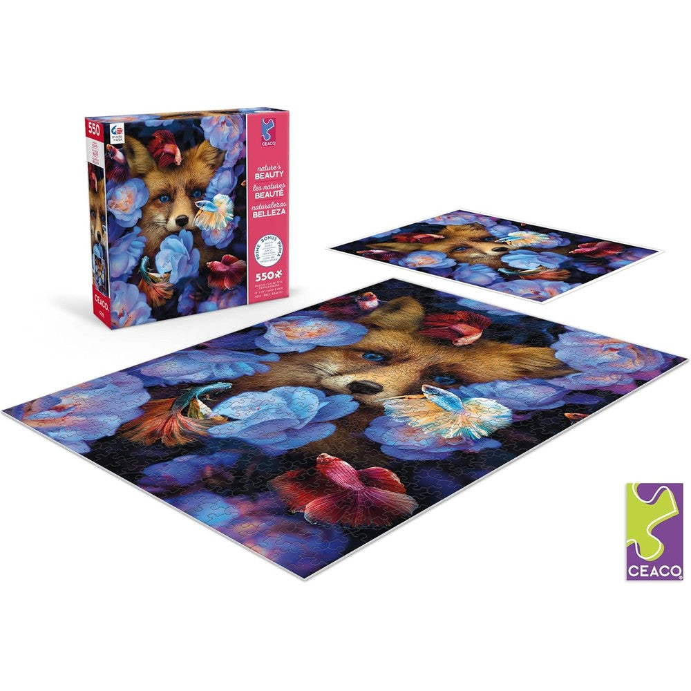 Puzzle - Ceaco - Nature's Beauty Fox & Fish 550