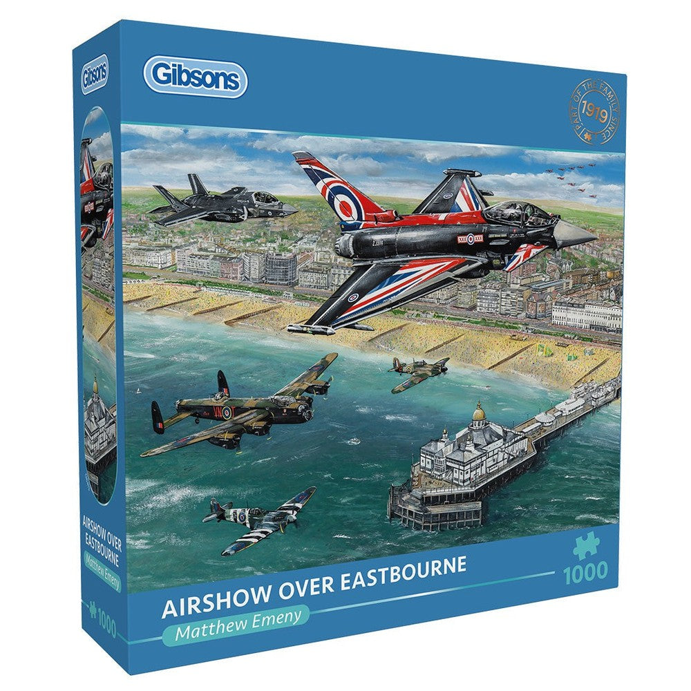 Gibsons - Airshow Over Eastbourne 1000 Piece - Jigsaw Puzzle