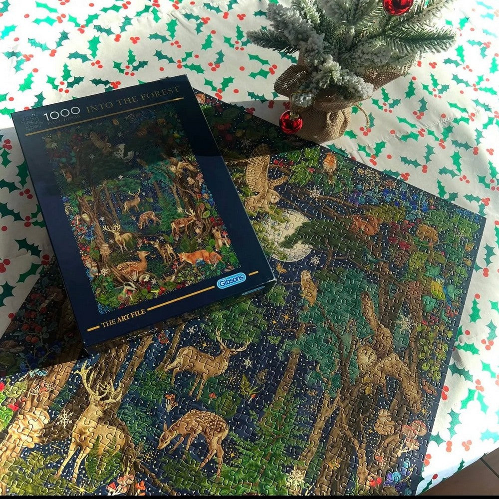 Puzzle - Gibsons - Art File Into The Forest 1000P