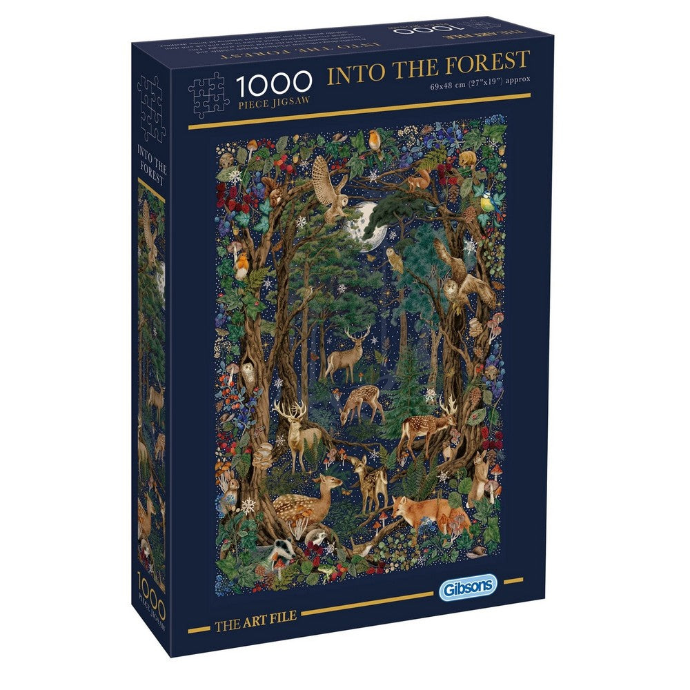 Puzzle - Gibsons - Art File Into The Forest 1000P