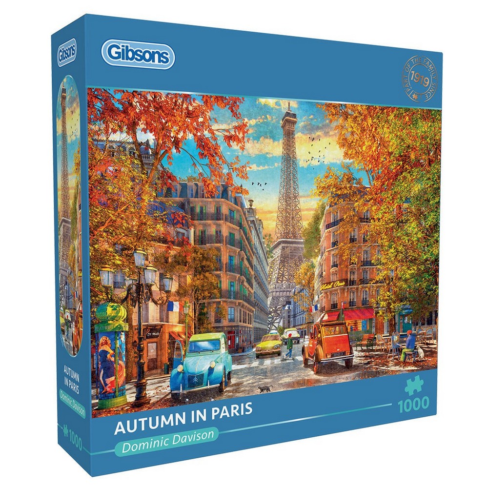 Gibsons - Autumn In Paris 1000 Piece - Jigsaw Puzzle