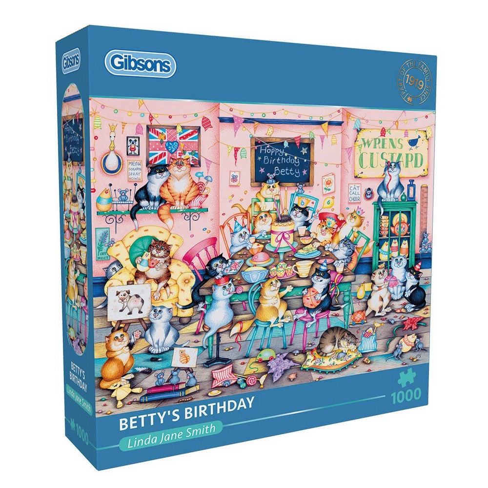Puzzle - Gibsons - Betty's Birthday 1000Pc