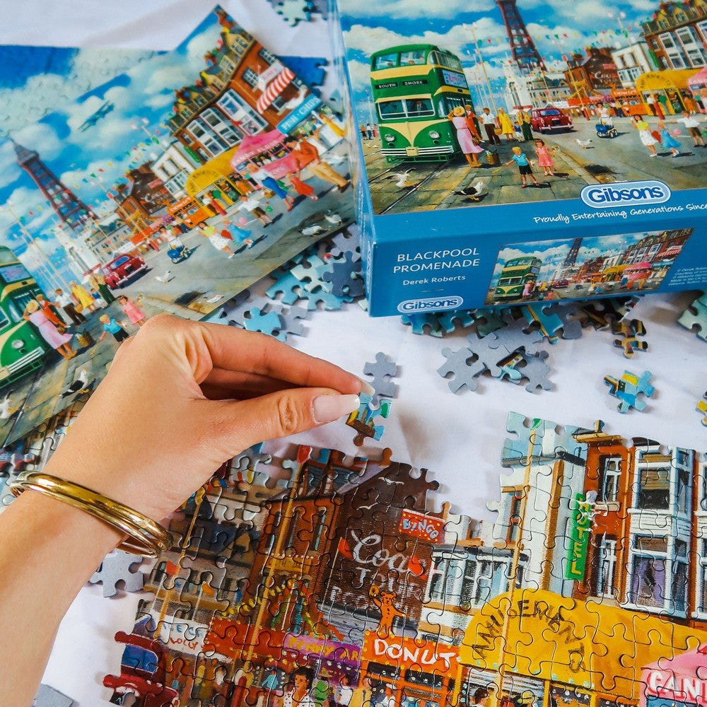 Puzzle - Gibsons - Blackpool Promenade 1000Pc