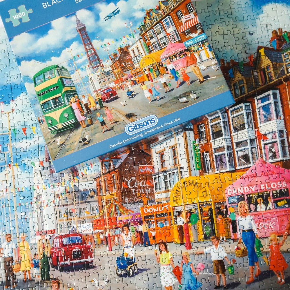 Puzzle - Gibsons - Blackpool Promenade 1000Pc
