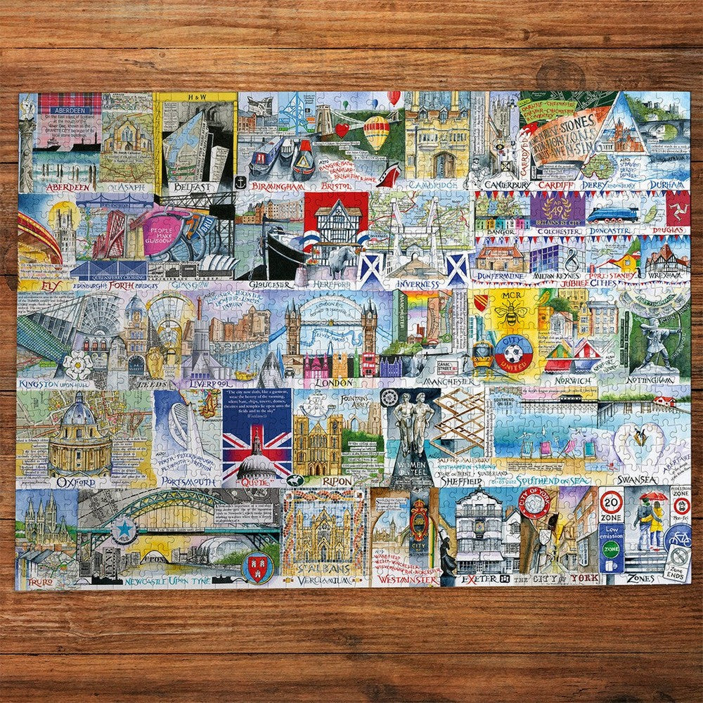 Puzzle - Gibsons - Bright Lights Big Cities 500Xl