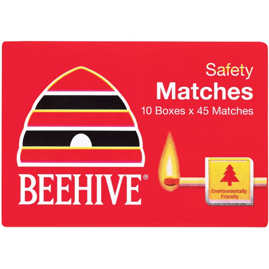 Beehive Matches Economy Pack 10pack