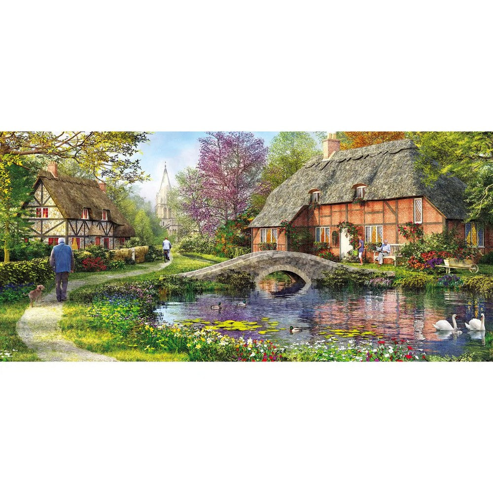 Puzzle - Gibsons - Cottage By The Brook 636Pc