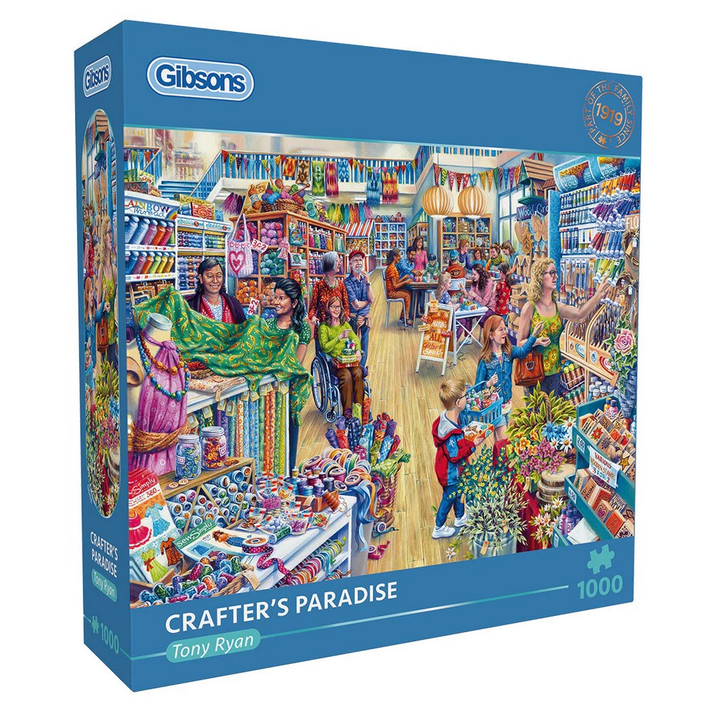 Puzzle - Gibsons - Crafters Paradise 1000Pc