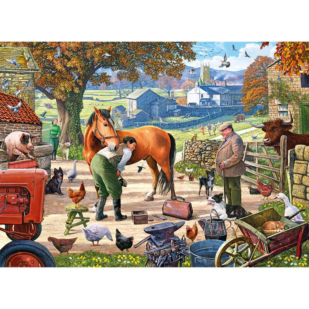 Gibsons - Farrier On The Farm 500 Piece - Jigsaw Puzzle