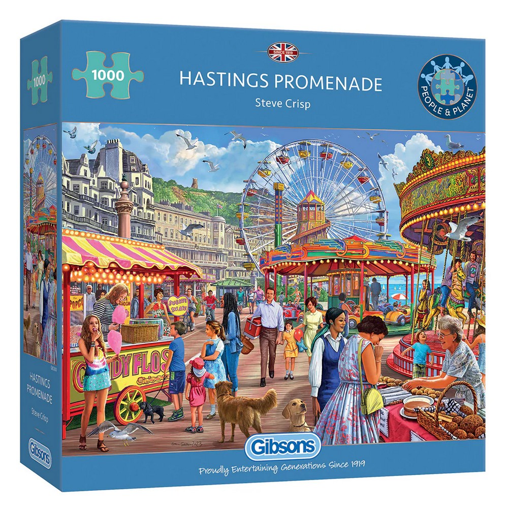 Gibsons - Hastings Promenade 1000 Piece - Jigsaw Puzzle