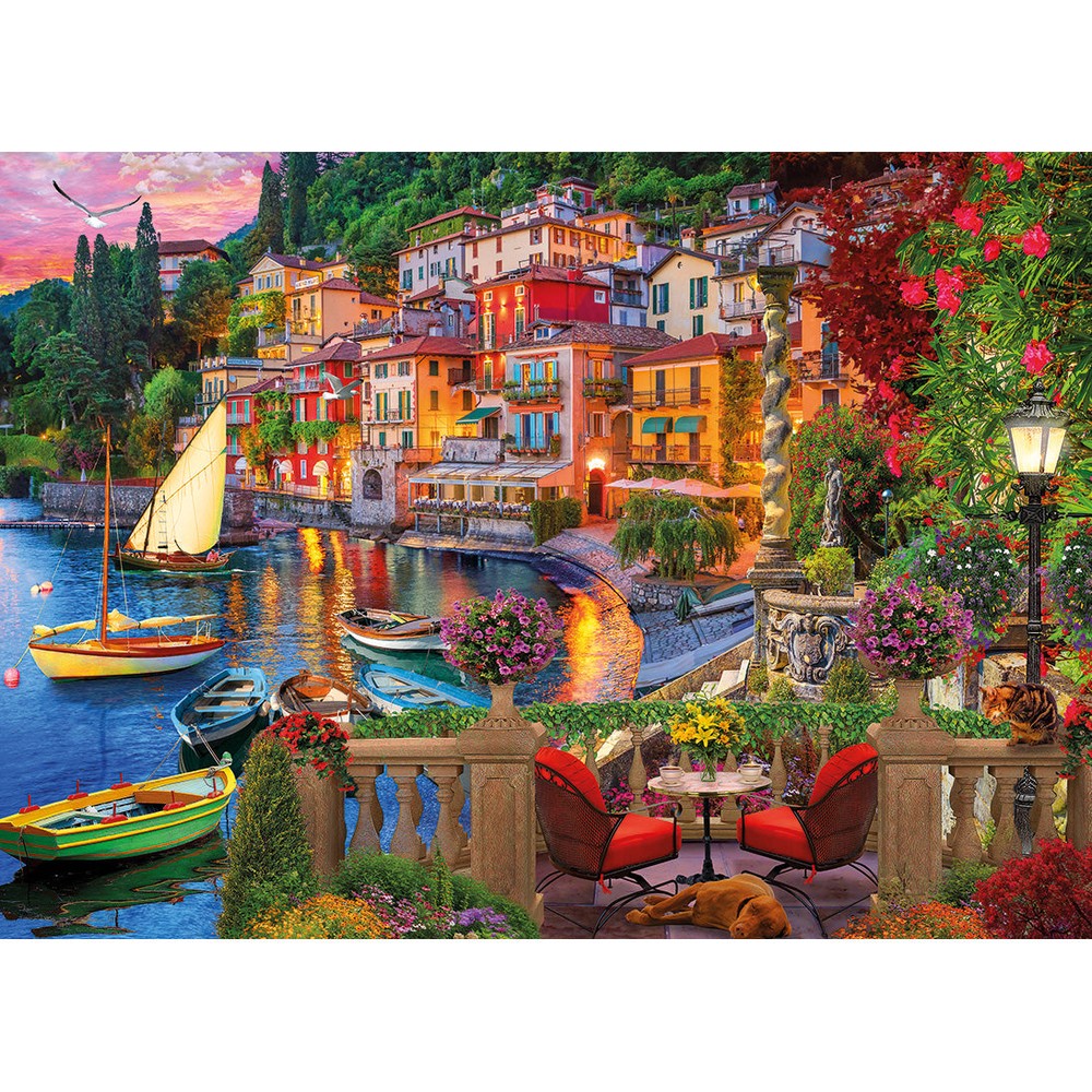 Gibsons - Lake Como 1000P - Jigsaw Puzzle