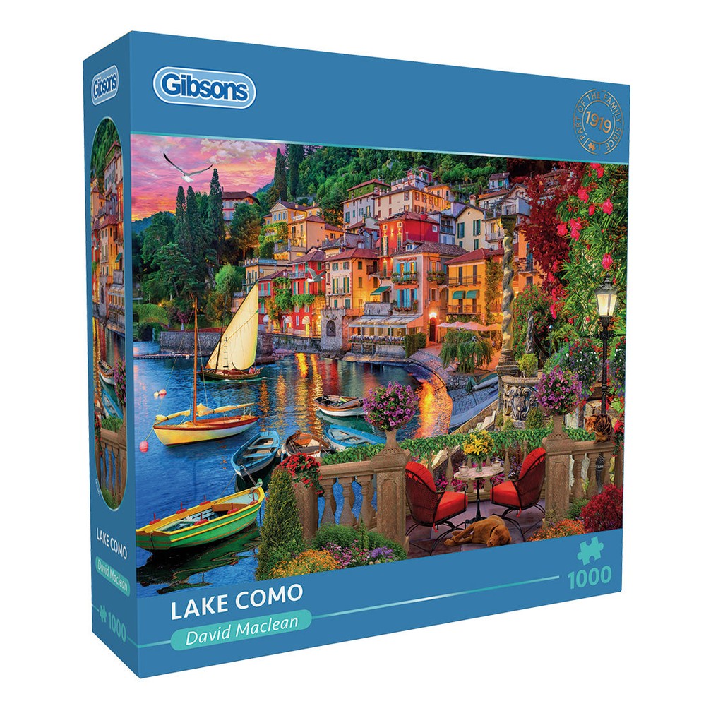 Gibsons - Lake Como 1000P - Jigsaw Puzzle