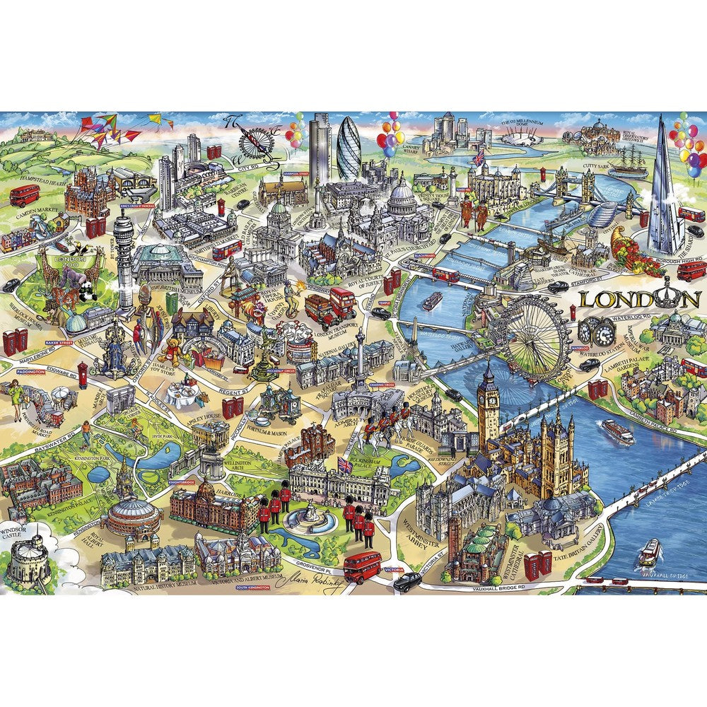 Puzzle - Gibsons - London Landmarks 1000Pc