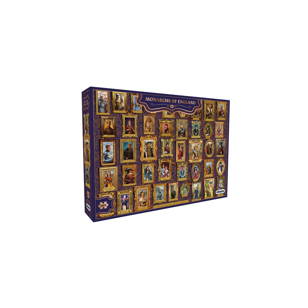 Gibsons - Monarchs Of England 1000 Piece - Jigsaw Puzzle