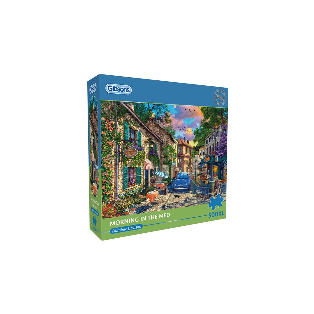 Gibsons - Morning In The Med 500Pcxl - Jigsaw Puzzle