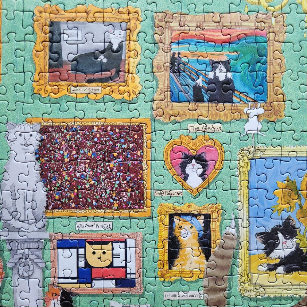 Gibsons - Night At The Meowseum 1000 Piece - Jigsaw Puzzle