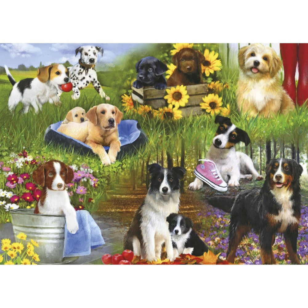 Puzzle - Gibsons - Piecing Together Dogs 24Pc